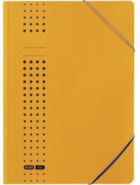 ELBA Eckspanner chic 400010054 DIN A4 150Bl. Karton gelb