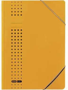 ELBA Eckspanner chic 400010054 DIN A4 150Bl. Karton gelb