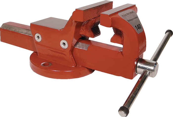 Parallelschraubstock mit Rohrspannbacken TECWERK
