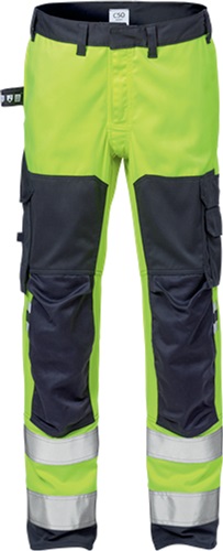 FRISTADS Warnschutz-Stretchhose Flamestat High Vis 2161 ATHF Gr.D92 gelb/marine
