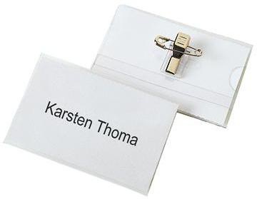 Veloflex Namensschild VELOCARD 2014000 90x57mm PVC 25 St./Pack.