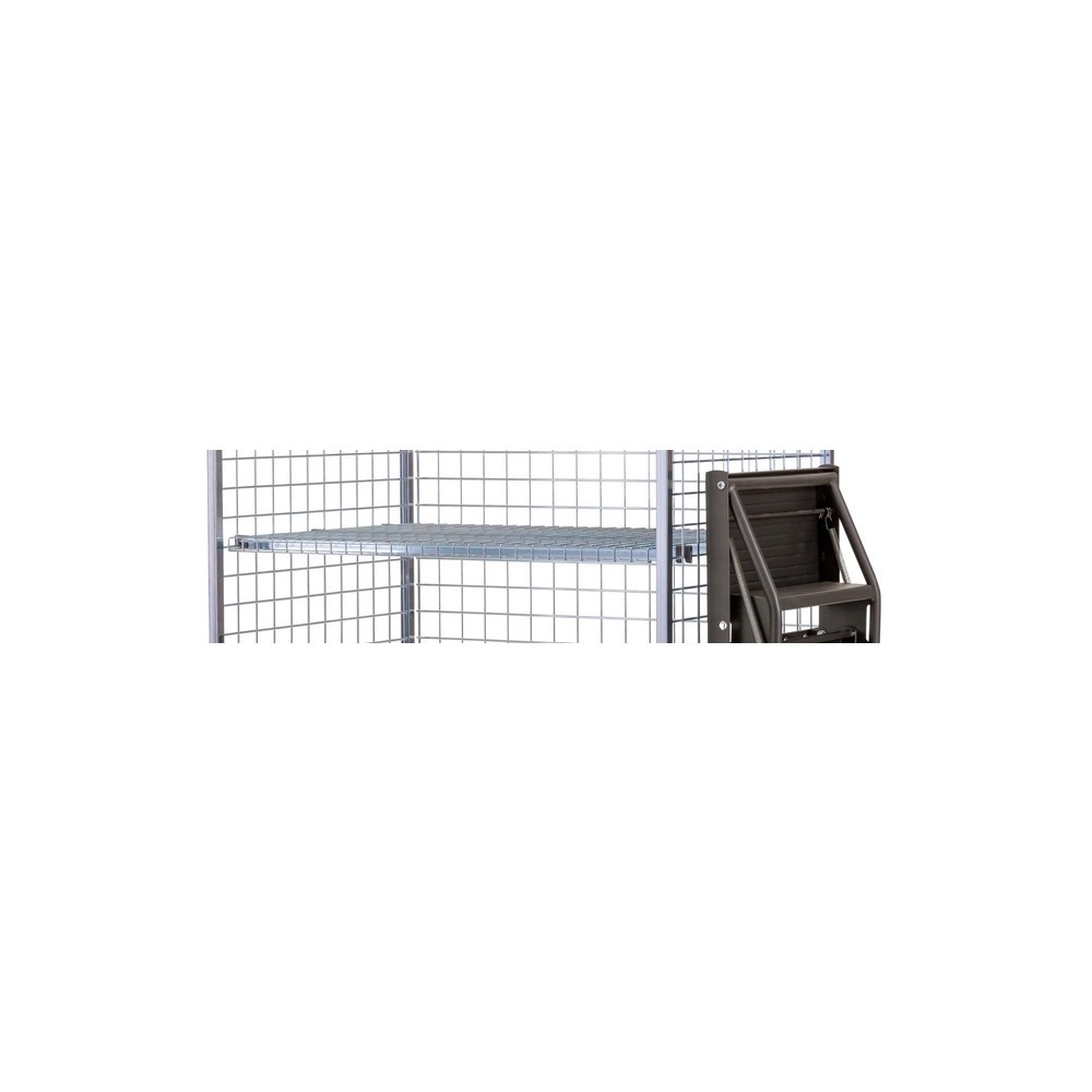 Zwischenboden für Ameise® Kommissionierwagen AK-M, Drahtgitter, BxT 450 x 855 mm
