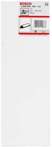 Bosch Schleifplatte L.185mm B.93mm Deltaform f.GSS 230 A/AE Professional 