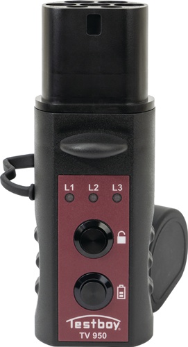 Wallboxtester TV 950 z.Prüfung elektrischer Anlagen TESTBOY