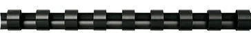 Fellowes Plastikbinderücken 5348504 DIN A4 25mm schwarz 50 St./Pack.