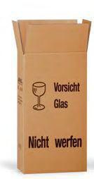 Versandkarton Maße 205x110x380mm Qualität 2.3BC braun postgeprüft TRANSPAK