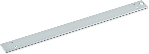 Montageplatte f.f.E-Gleitschiene BG silber GEZE