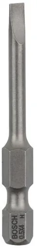 Bosch Schrauberbit Extra-Hart ISO1173 E6.3 S0,5x4mm L.49mm 1/4Zoll-Außen-6kt 3St.