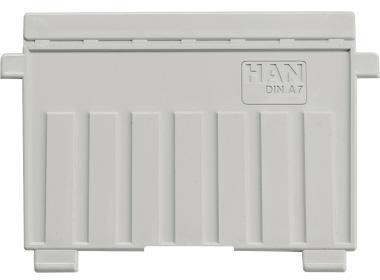 HAN Stützplatte 9027-11 DIN A7 quer Polystyrol lichtgrau