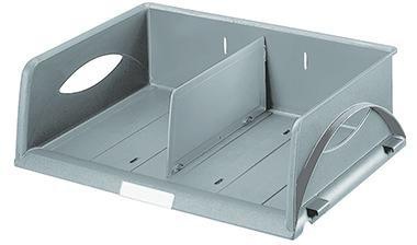 Leitz Briefablage Sorty 52300085 DIN A4/C4 quer PS grau