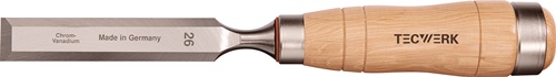 TECWERK Zimmermannsbeitel mit 2 Stahlzwingen schwere Ausführung 