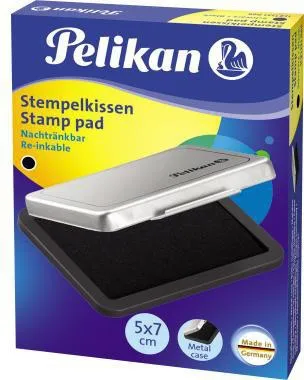 Pelikan Stempelkissen 331066 Gr.3 5x7cm Metallic-Gehäuse schwarz