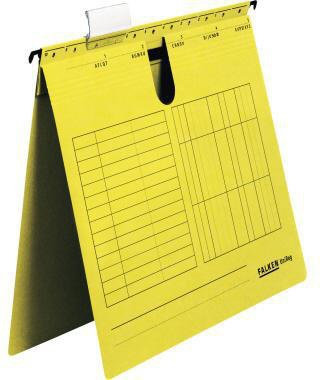 Falken Hängehefter 11287901 kaufm. Heftung gelb 5 St./Pack.