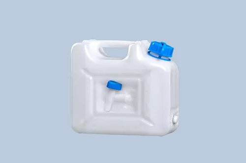 Wasserkanister 12l HD-PE stapelbar,m.Auslaufhahn H310xB350xT165mm HÜNERSDORFF