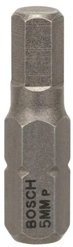 Bosch Schrauberbit Extra-Hart ISO1173 C6.3 HEX 5 L.25mm 1/4Zoll-Außen-6kt 3St.