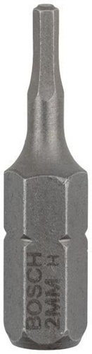Bosch Schrauberbit Extra-Hart ISO1173 C6.3 HEX 2 L.25mm 1/4Zoll-Außen-6kt 3St.