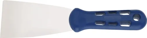 TECWERK Malerspachtel B.60mm hochglanz-poliert Ku.flachoval,blau