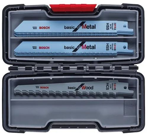 Bosch Säbelsägeblatt-Set Wood and Metal Basic 15tlg.