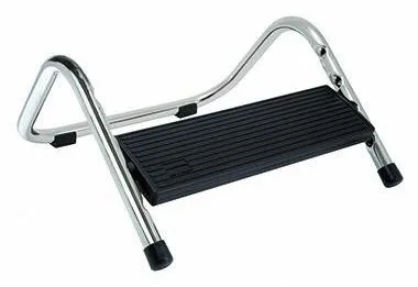 Soennecken Fußstütze 2264 Stahlrohr 4-fach höhenverstellbar chrom