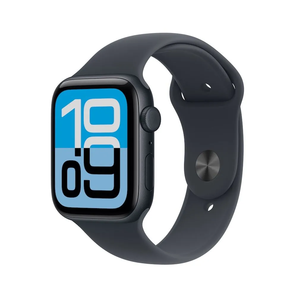 Apple Watch SE 3, Mitternacht, Aluminium, 44mm, GPS + Cellular, M/L