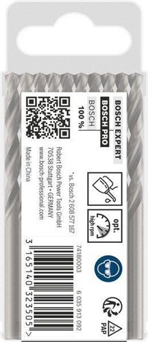 Bosch Metallbohrer PRO Metal Arbeits-L.47mm D.4,4mm L.80mm 10St.