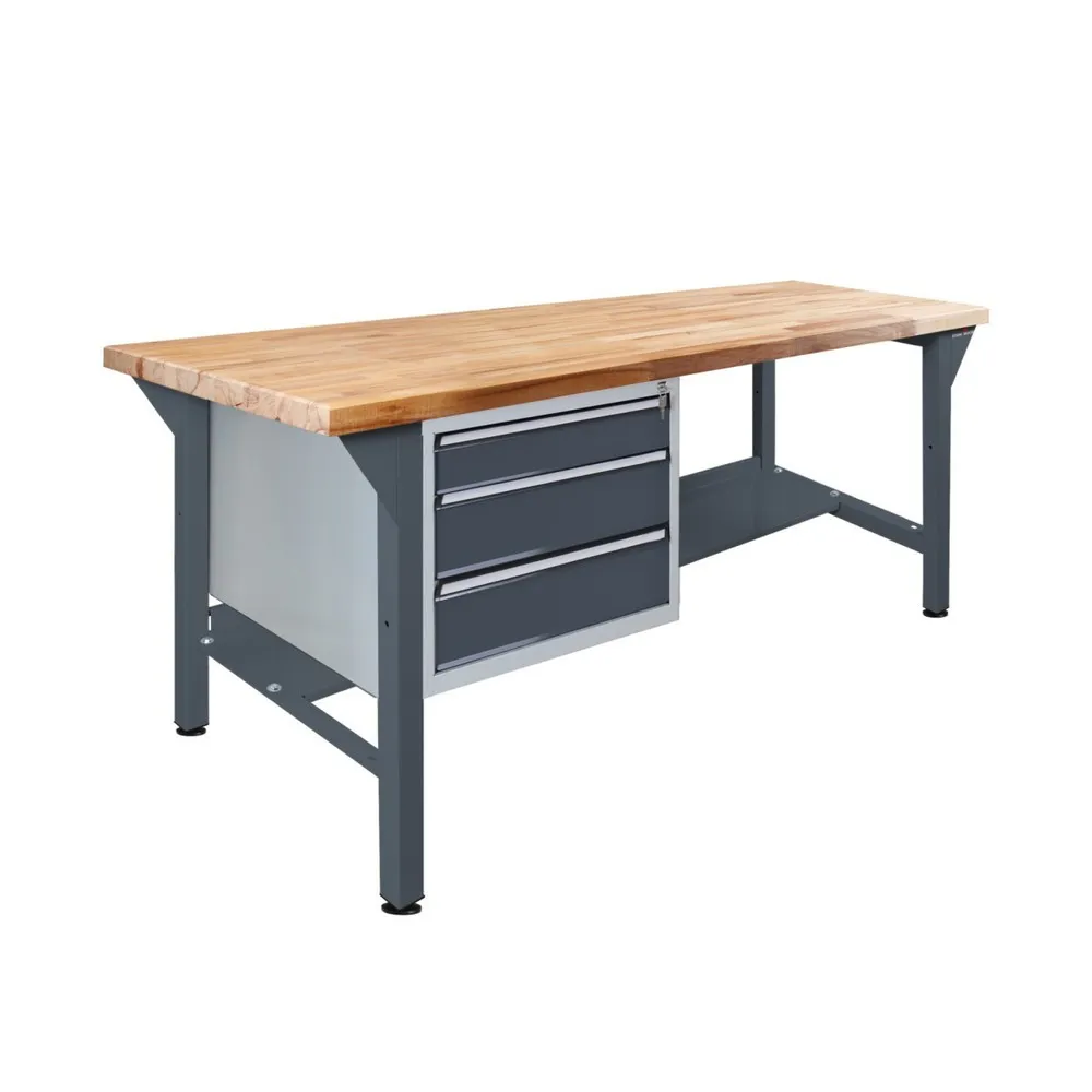 Steinbock® Werkbank Pro, 3 Schubladen, 1 Ablage, TK 500 kg