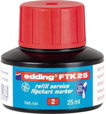 edding Nachfülltusche 4-FTK25002 25ml rot