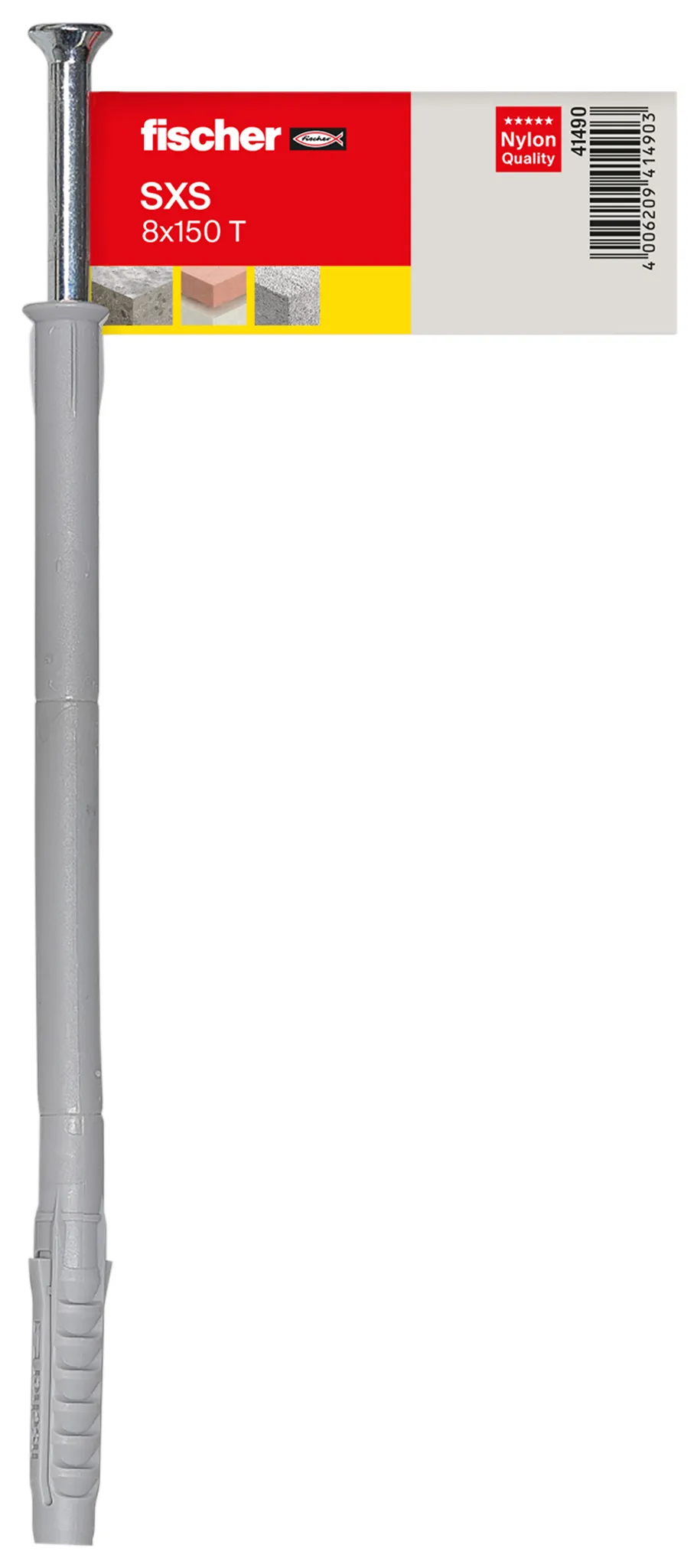fischer Langschaftdübel SXS 8 x 150 T E Einzelpreisauszeichnung