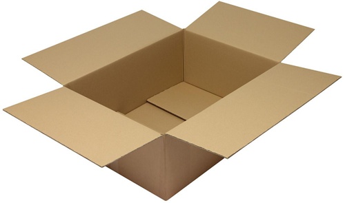 Faltkarton 2-wellig Maße 780x580x300mm Qualität 2.30BC braun TRANSPAK