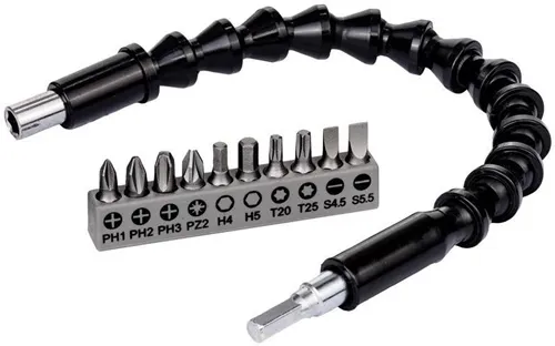Bosch Bit-Set 11tlg. m.Verlängerung a.Ku. L.300mm