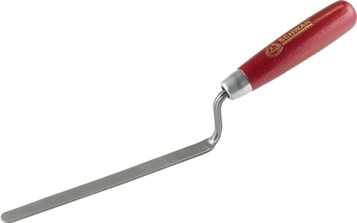 Dänische Fugenkelle L.310mm B.12mm kon.geschl.Kohlenstoffstahl C75 SCHWAN