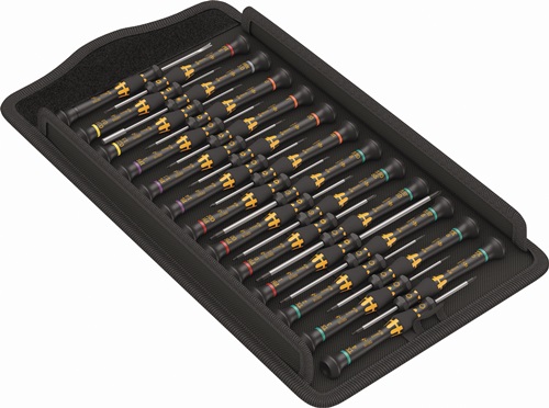 Feinmechanikerschraubendrehersatz Kraftform Micro ESD Big Pk.1 25-tlg.WERA