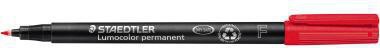 STAEDTLER Folienstift Lumocolor 318-2 0,6mm permanent rot