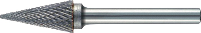 Frässtift SKM D.6mm Kopf-L.13mm Schaft-D.3mm HM Verz.Kreuz TECWERK