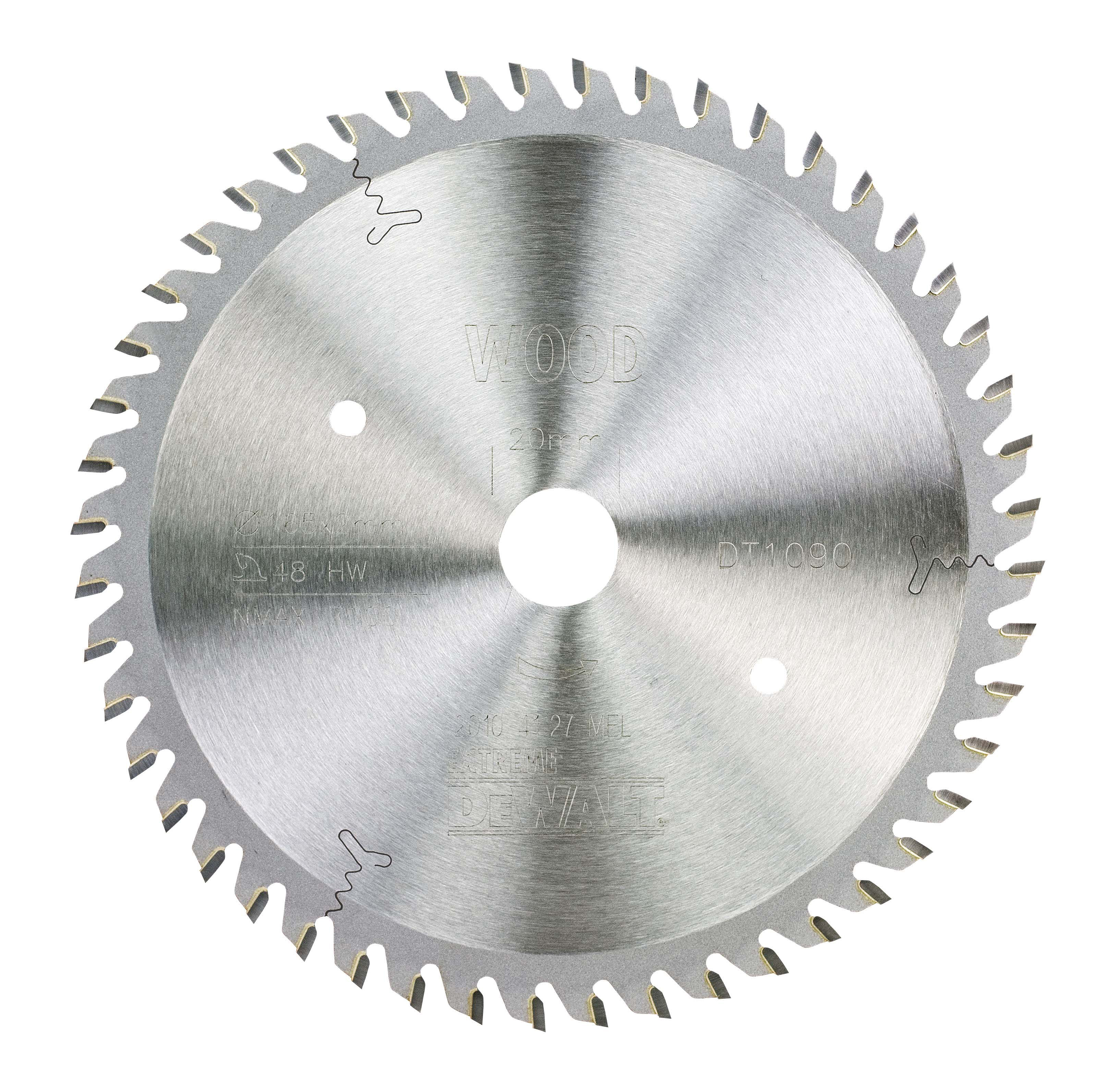 DEWALT DT1090-QZ Kreissägeblatt Handkr. 165/20 mm 48WZ