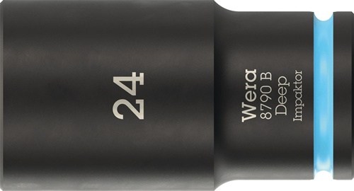 Steckschlüsseleinsatz 8790 B Impaktor Deep 3/8 Zoll 24mm L.63mm WERA