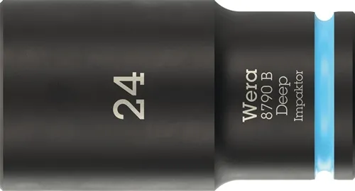 Steckschlüsseleinsatz 8790 B Impaktor Deep 3/8 Zoll 24mm L.63mm WERA