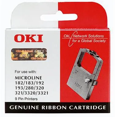 OKI Farbband 09002303 3Mio.Zeichen Nylon schwarz