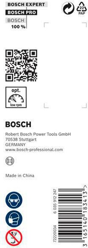 Bosch Holzschlangenbohrer PRO Wood Arbeits-L.160mm D.20mm L.235mm 6-kt SW 11,1mm