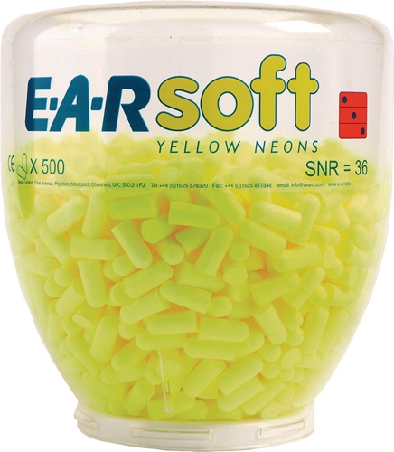Gehörschutzstöpsel E-A-RSoft™ Yellow Neons™ Refill SNR 36 dB 500 PA/Dispenser