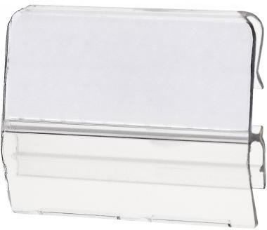 HAN Karteireiter 9001 35x15mm Hart-PVC transparent 10 St./Pack.
