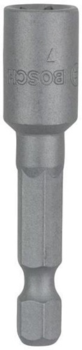 Bosch Steckschlüssel L.50mm SW7mm m.Magnet f.Gewinde M4 