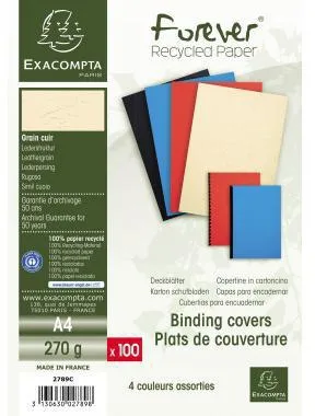 Exacompta Einbanddeckel Evercover 2789C A4 sortiert 100St.