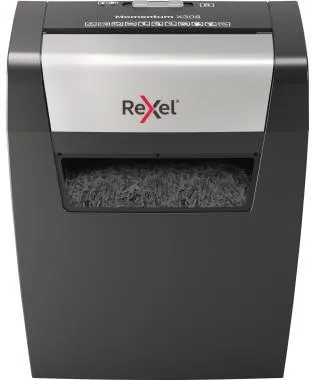Rexel Momentum Aktenvernichter X308 2104570EU Partikelschnitt P-3 8Bl