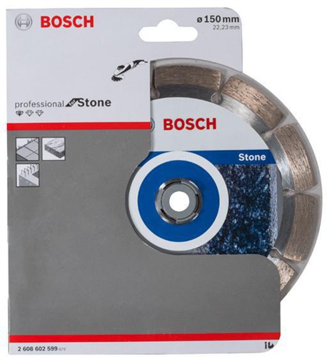 Bosch Diamanttrennscheibe Standard for Stone D.150mm Bohrungs-D.22,23mm gesintert