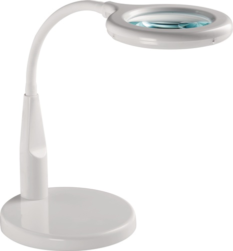 LED-Lupenleuchte Glaslinse 88,9 (3,5Zoll) weiß runder Kopf Glaslinse