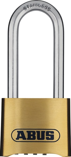 Zahlenvorhangschloss 180IB/50 HB63 B/SB Schlosskörper-B.52mm MS Zahlenr.4 ABUS