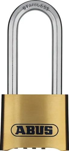 Zahlenvorhangschloss 180IB/50 HB63 B/SB Schlosskörper-B.52mm MS Zahlenr.4 ABUS