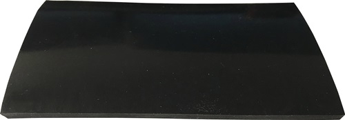 Gummiplatte B.1,4m L.10m D.3mm schwarz EPDM/SBR m.Gewebeeinlage