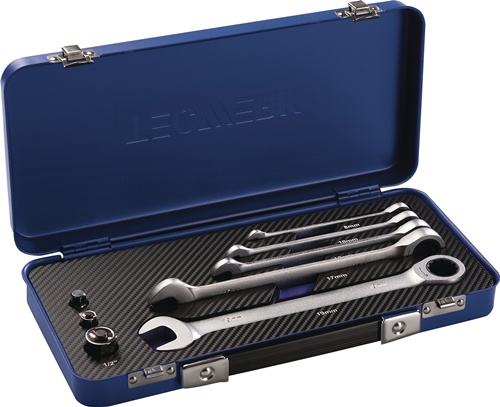 TECWERK Knarrenringmaulschlüsselsatz 8-tlg.SW 8-19mm ger.